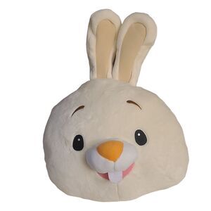 Baby First TV Harry the Bunny Plush Pillow Bunny Head Rare EUC